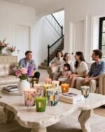 M&SENSE 35oz Peony & Blush Suede Candles: Non-Toxic, Long-Lasting, Cozy Gifts for All. - Image 5