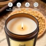 SVECKE 6-Pack Fall Scented Soy Wax Candles – Long-Lasting Aromatherapy Gift Set for All! - Image 2
