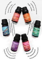 HIQILI Women’s Fragrance Oil Set - 6x10ml Essential Oils for Candles, Soaps, Diffusers & Aromatherapy. Sweet Flower Scents for Home & Car. - Image 2