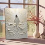 Abstract Jesus Walking on Water Canvas Art | Christian Spiritual Wall Decor | 16x24in Modern Religious Print for Living Room, Bedroom, Church - Image 6