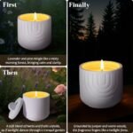 Viyffo Handmade Lavender & French Cade Candle - 6.35oz Non-Toxic Soy for Relaxation & Spa - Image 7