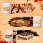 Bakery Candles Set: 6-Pack Fall & Winter Scented Soy Wax Jar Candles - Pumpkin Pie, Coffee Cake & more! - Image 3