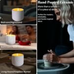 Viyffo Handmade Lavender & French Cade Candle - 6.35oz Non-Toxic Soy for Relaxation & Spa - Image 4