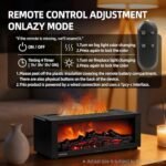 TMEHM Ultrasonic Humidifier & Essential Oil Diffuser with 7 Colors, Timer for Home & Office - Black (Large) - Image 6